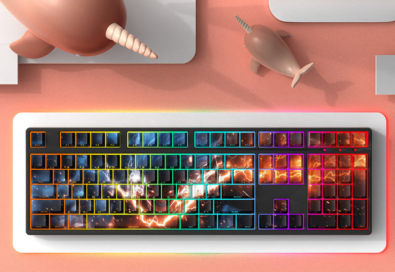 Custom Graphic Mechanical Keyboard Bowlift