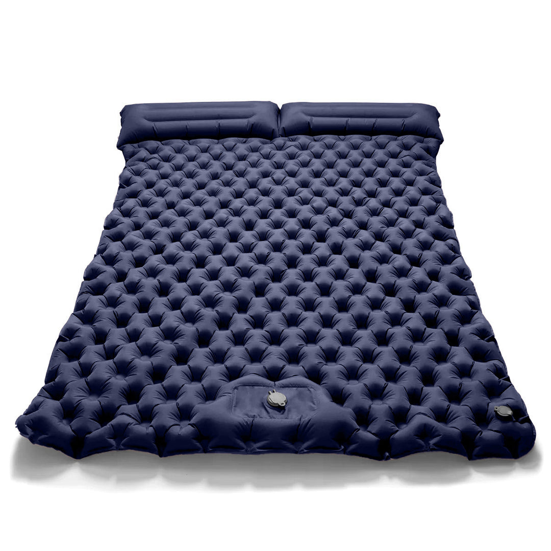 Inflatable Comfort Mattress with Ergonomic Headrest Bowlift