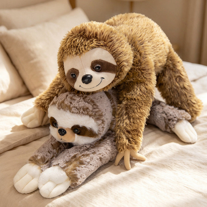 Plush Lifelike Crawling Sloth Cuddle Pillow Bowlift