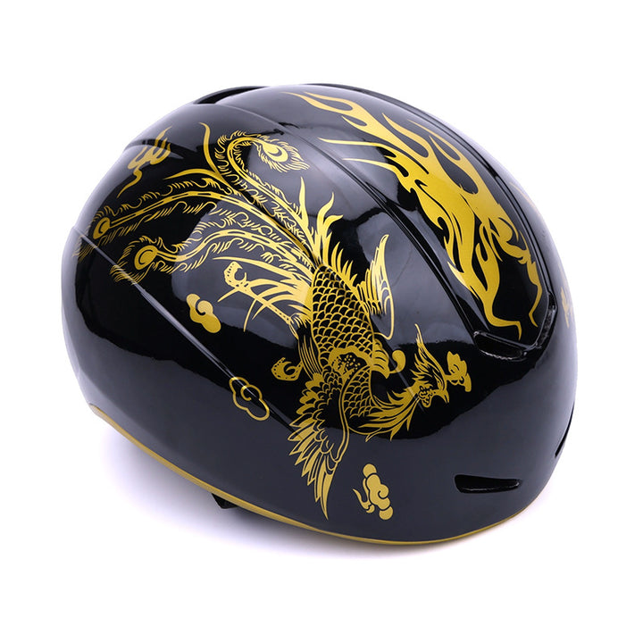 Decorative Fantasy Design Cycling Helmet Bowlift