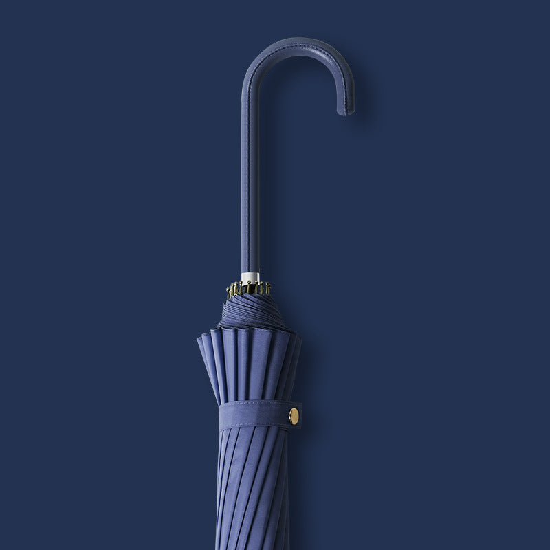 Women's elegant folding umbrella with non-slip handle and wind-resistant technology Bowlift