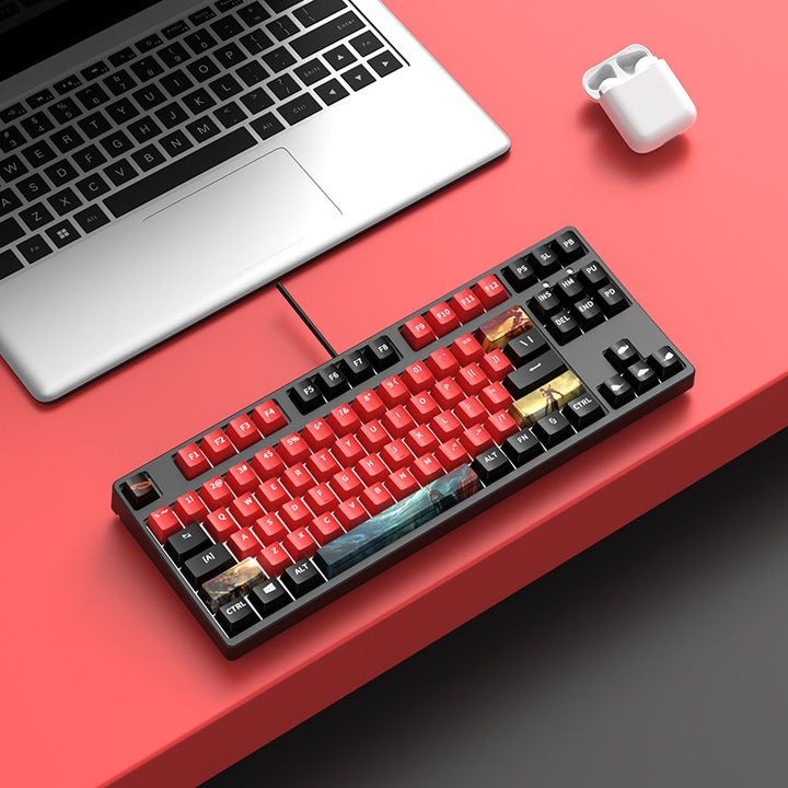 Compact Mechanical Gaming Keyboard Bowlift