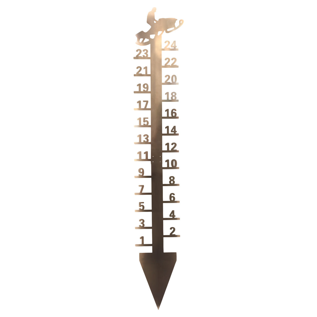 Skiing-Themed Growth Chart
