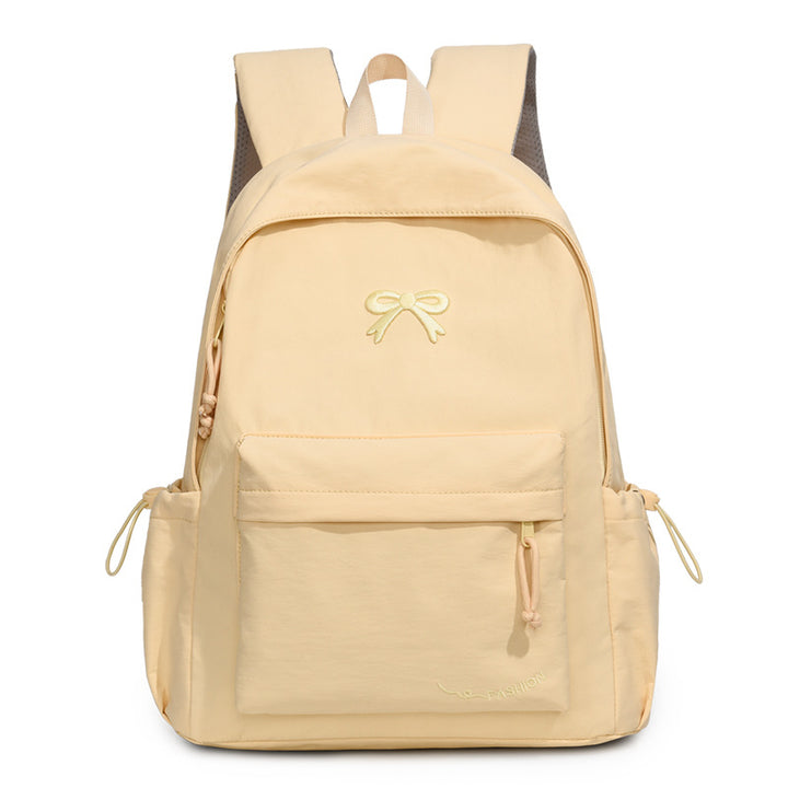 Fashionable backpack with practical outer pockets Bowlift
