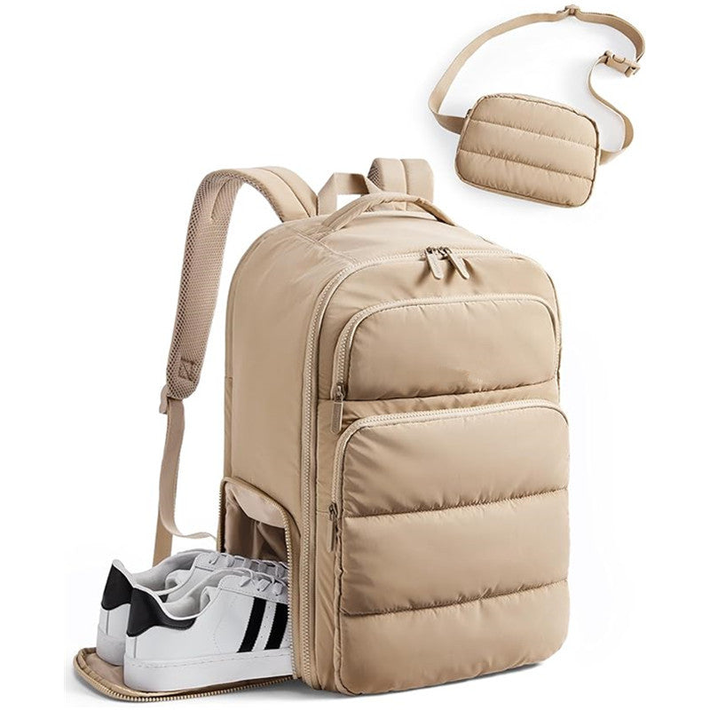 Multifunctional Travel Backpack with Shoe Compartment Bowlift