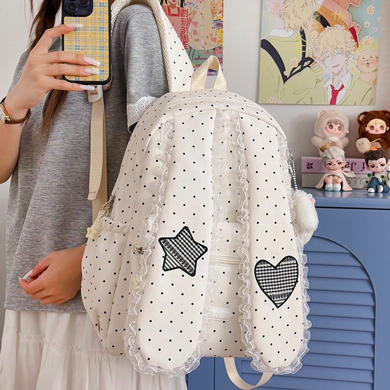 Bunny Ears Design Backpack Bowlift