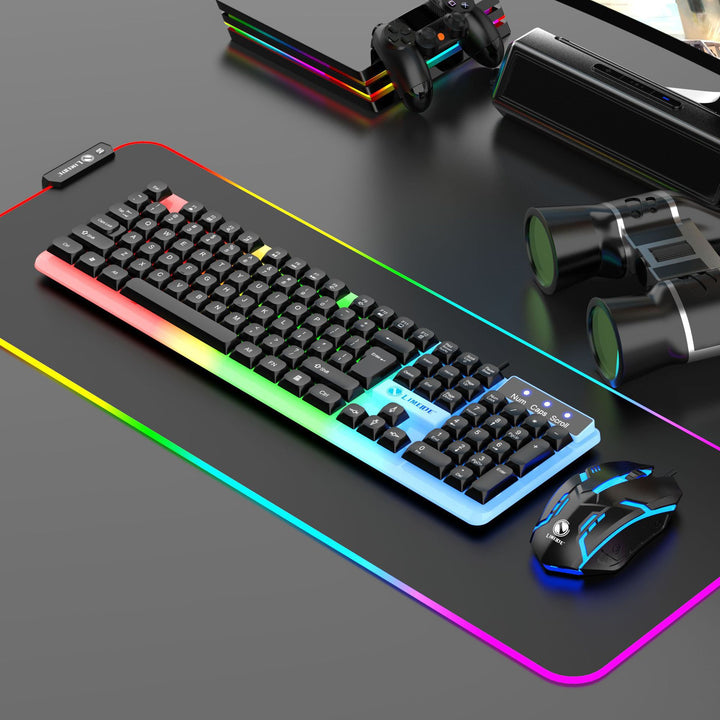 RGB Touch-Sensitive Gaming Keyboard with Precision Mouse Bowlift