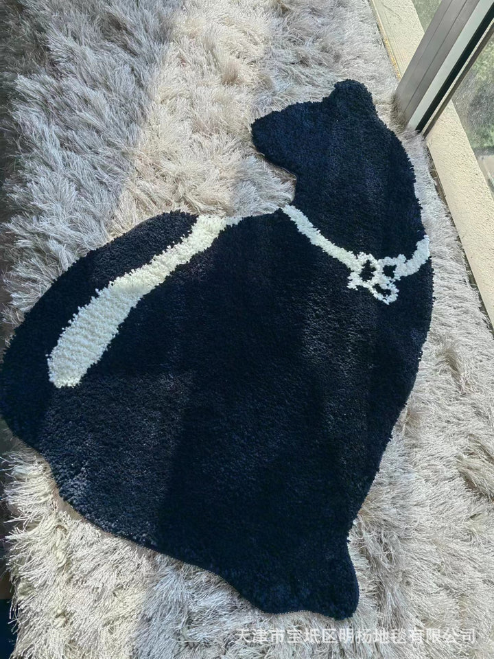 Animal Silhouette Decorative Bowlift Rug