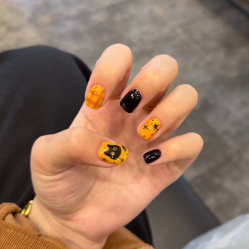 Creative Nail Art with Halloween Motif Bowlift