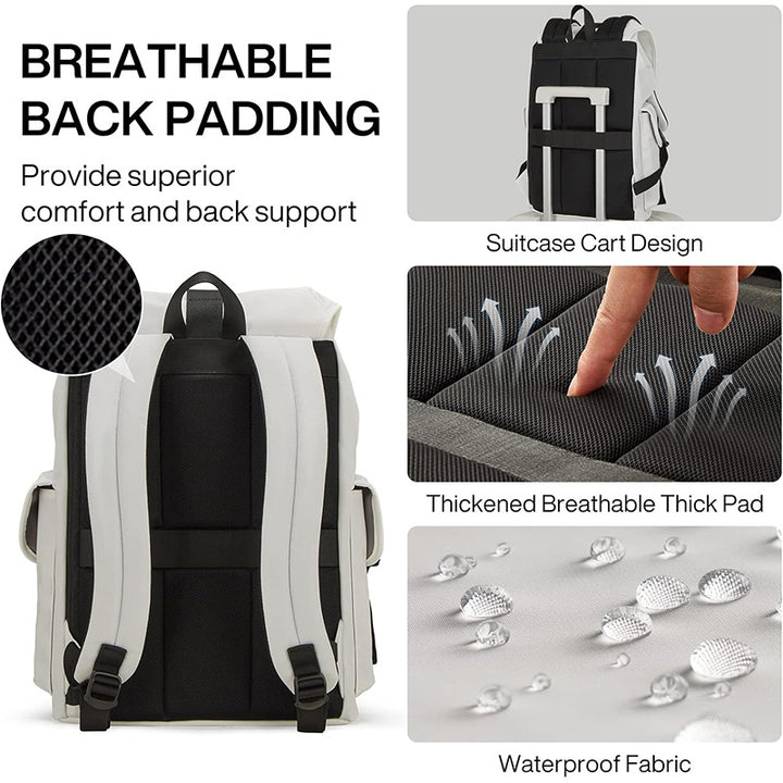 Urban Backpack with Multifunctional Pockets Bowlift