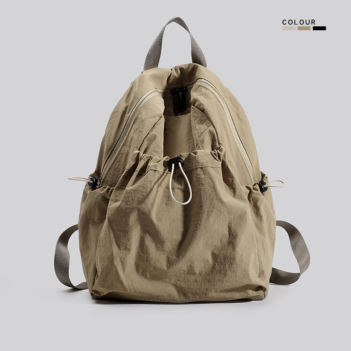 Lightweight Multi-Pocket Drawstring Backpack Bowlift