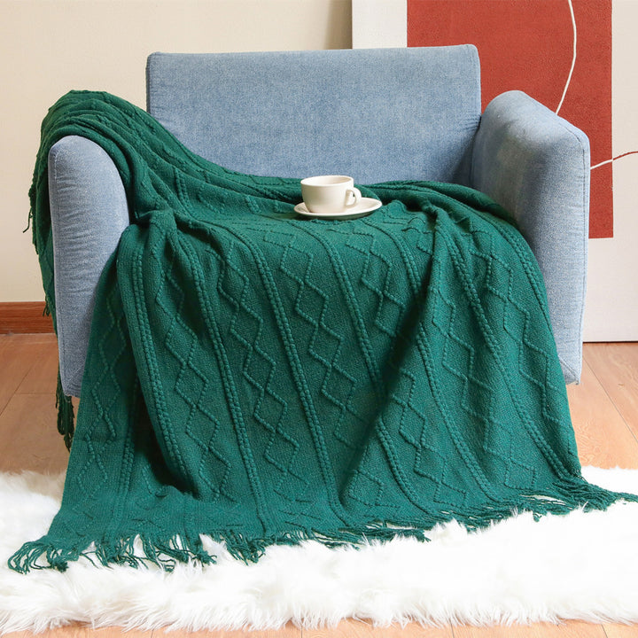 Textured Knit Scarf Bowlift