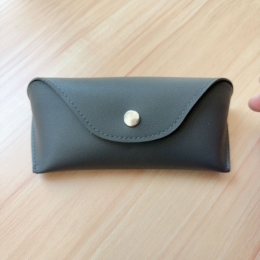 Stylish Leather Eyeglasses Case Bowlift