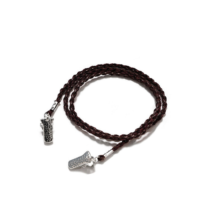 Braided Leather Eyewear Strap Bowlift