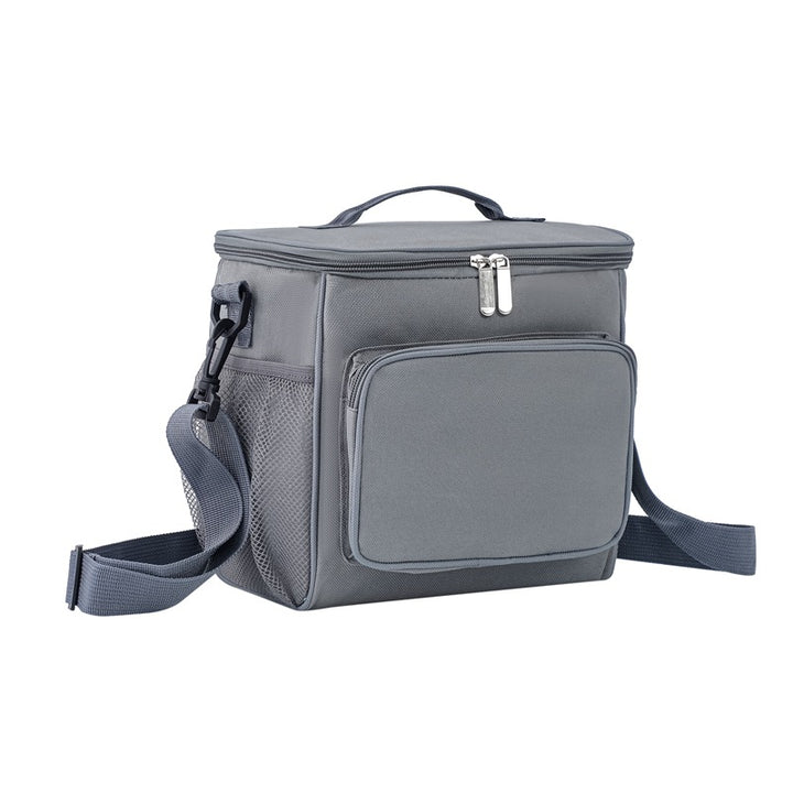 Insulated Soft-Sided Cooler Lunch Bag with Shoulder Strap and External Pockets Bowlift