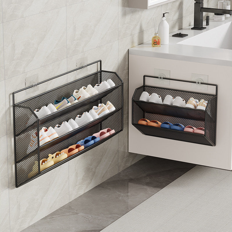Over-Door Mesh Shoe Storage Rack Bowlift