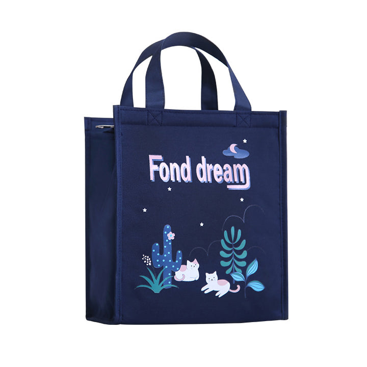 Cooler Bag with Elegant Flower Design Bowlift