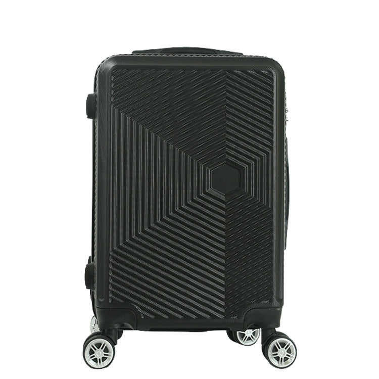 Unisex Modern Geometric Hard Shell Suitcase Bowlift