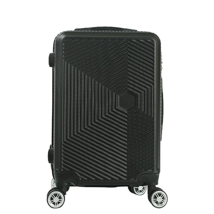 Unisex Modern Geometric Hard Shell Suitcase Bowlift