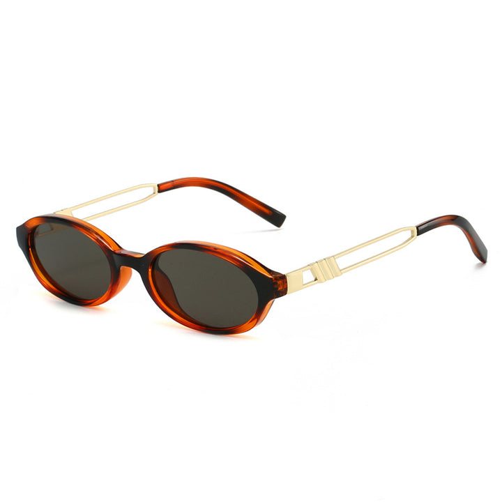 Chic Oval Frame Sunglasses Bowlift