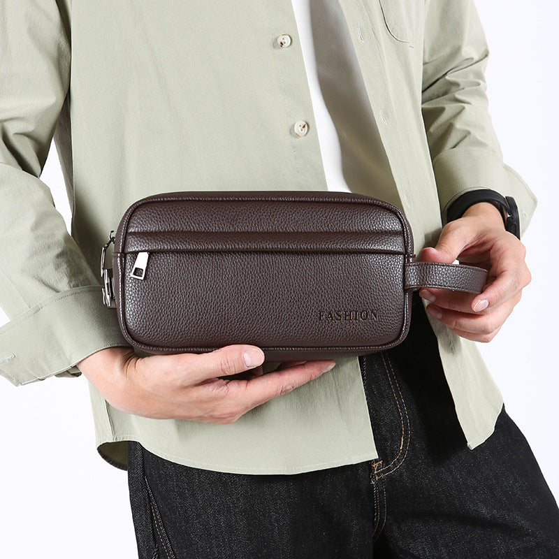 Premium Leather Toiletry Bag Bowlift