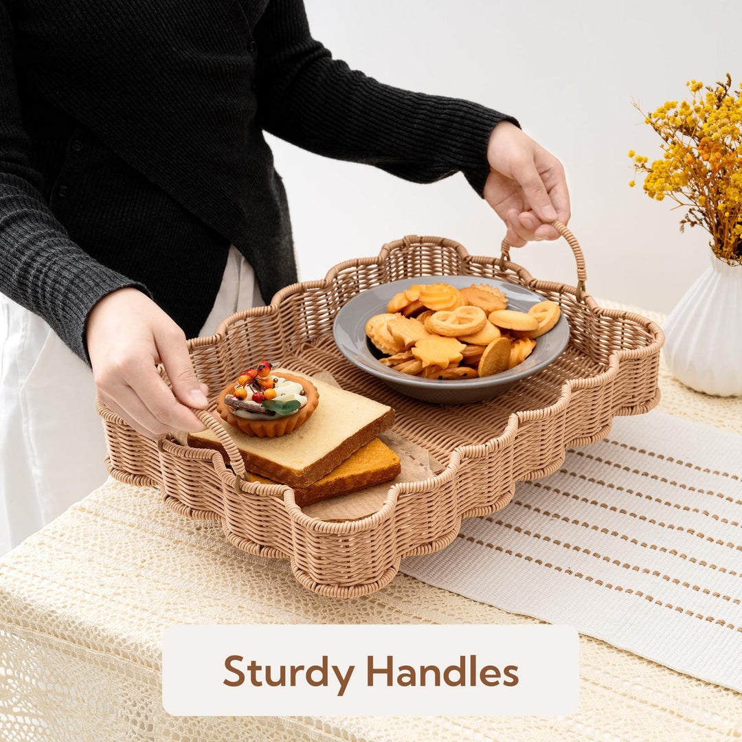 Natural Woven Storage Tray Bowlift