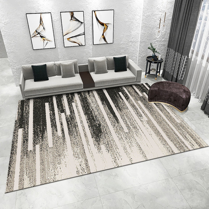 Abstract Striped Area Rug