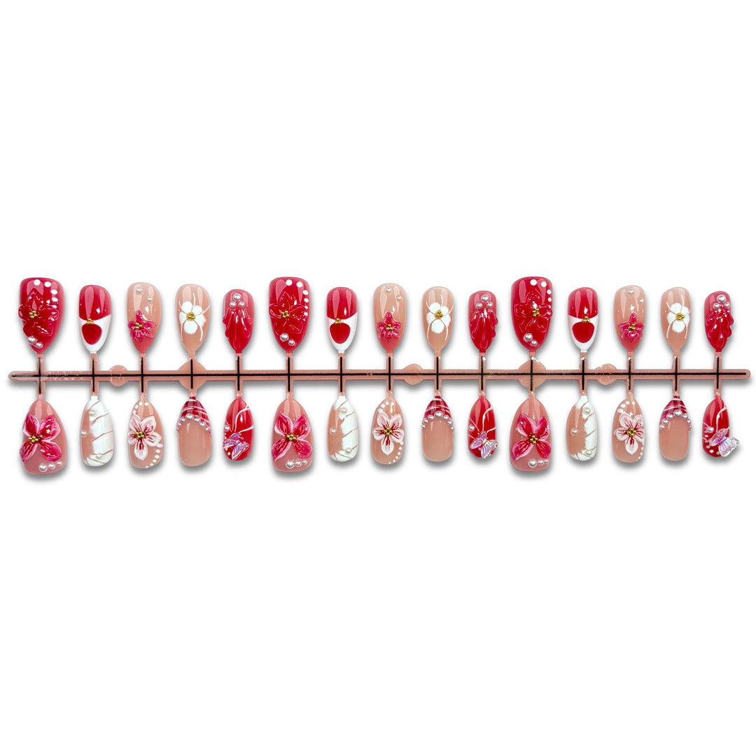 Decorative Artistic Press-On Nail Set