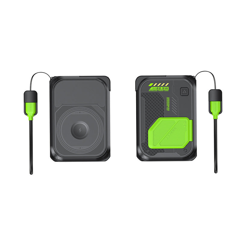 Portable power bank with integrated fast charging function and water protection Bowlift