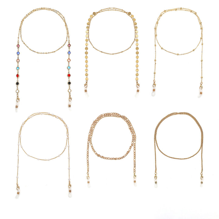 Colorful Beaded Eyewear Chain Bowlift