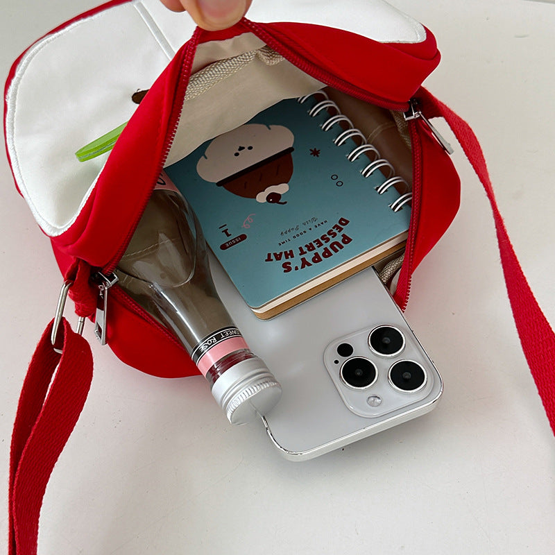Funny Crossbody Bag in Apple Design Bowlift