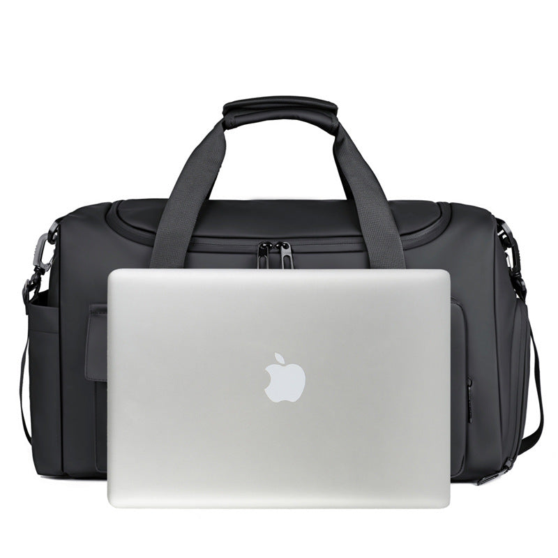 Men's Multifunctional Sports Travel Bag with Innovative Compartment Structure Bowlift