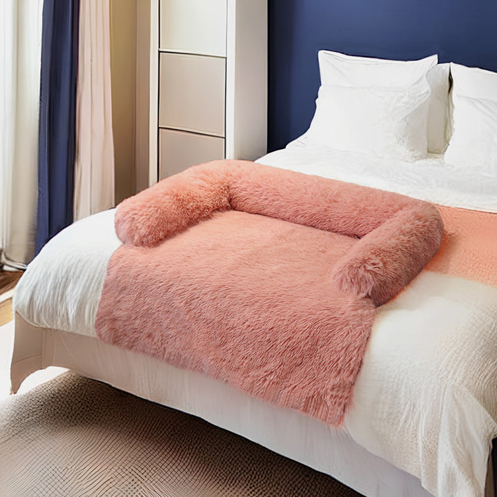 Plush Comfort Lounge Chair Dog Bed