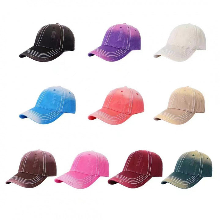 Men's Classic Distressed Cotton Baseball Cap Bowlift