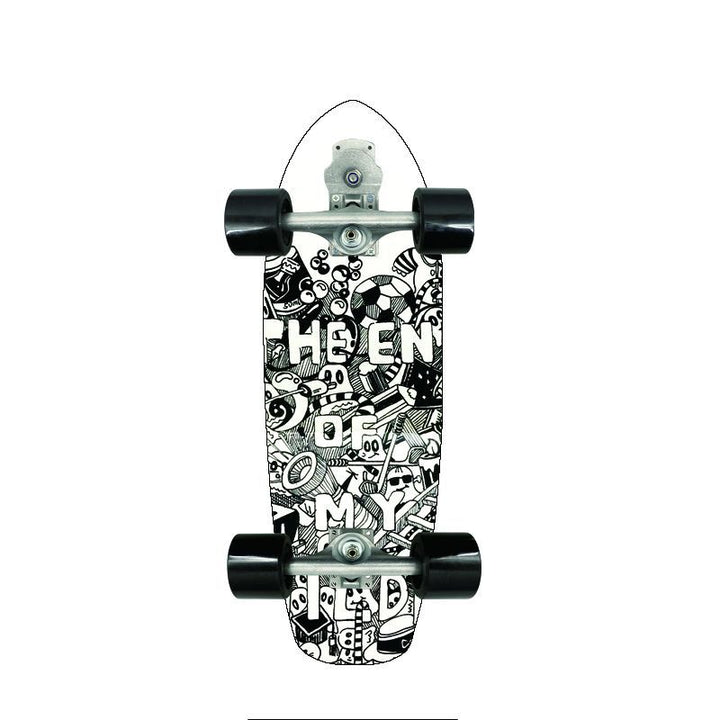 Retro-Inspired Mini Cruiser Skateboard Bowlift