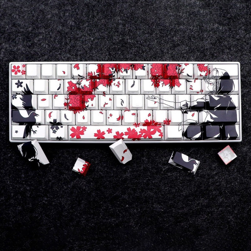 Custom Anime-Themed Mechanical Keyboard Bowlift