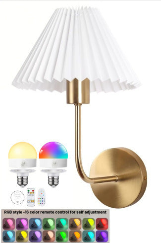 Modern Pleated Wall Sconce