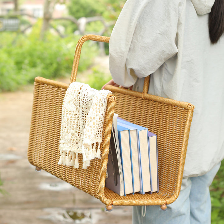 Unisex Handmade Newspaper and Magazine Stand Bowlift