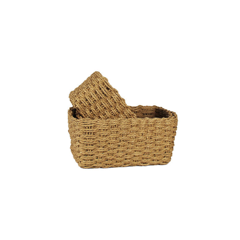 Natural Woven Storage Organizer Bowlift