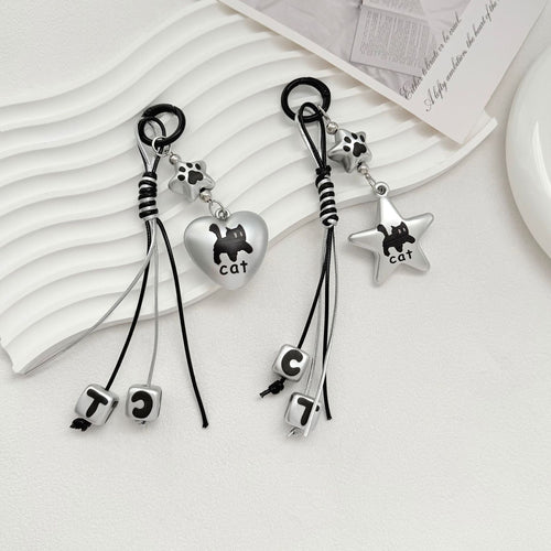 Cat-Themed Decorative Keychain Bowlift
