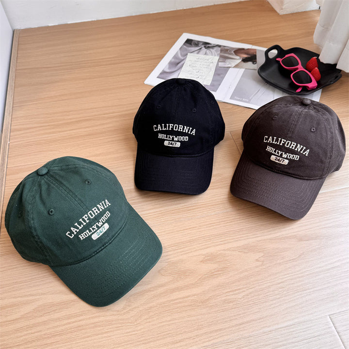 Women's Vintage-Inspired Cotton Baseball Cap Bowlift