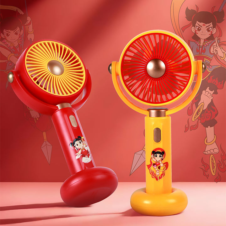 Women's Portable Hand Fan in Original Comic Design Bowlift