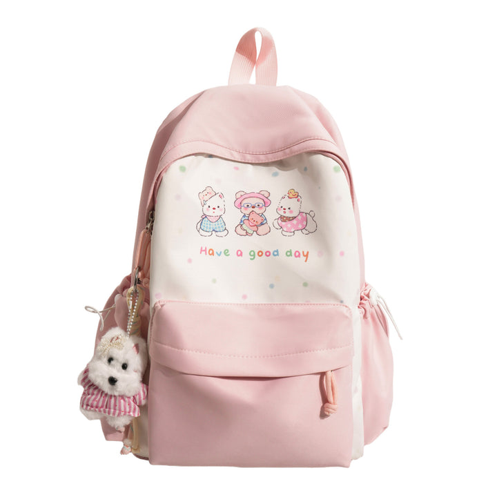 Backpack with Playful Animal Motif and Charming Details Bowlift