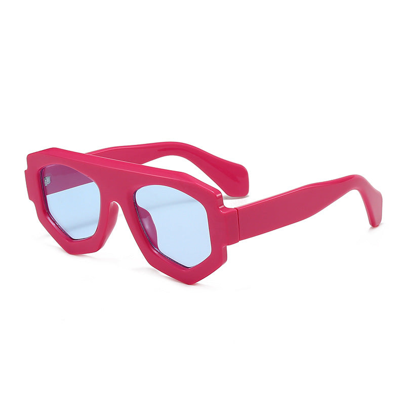 Women's fashionable hexagonal sunglasses Bowlift