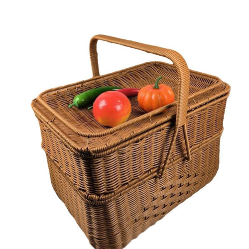 Handwoven Decorative Storage Basket Bowlift