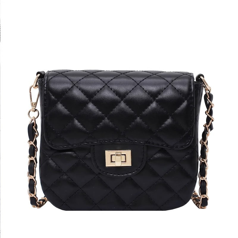 Quilted Crossbody Messenger Bag Bowlift