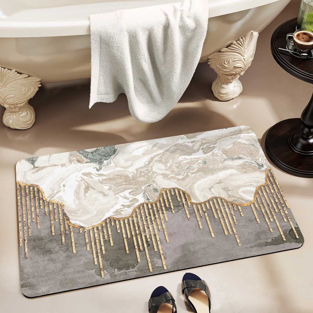 Luxurious Textured Bath Mat Bowlift