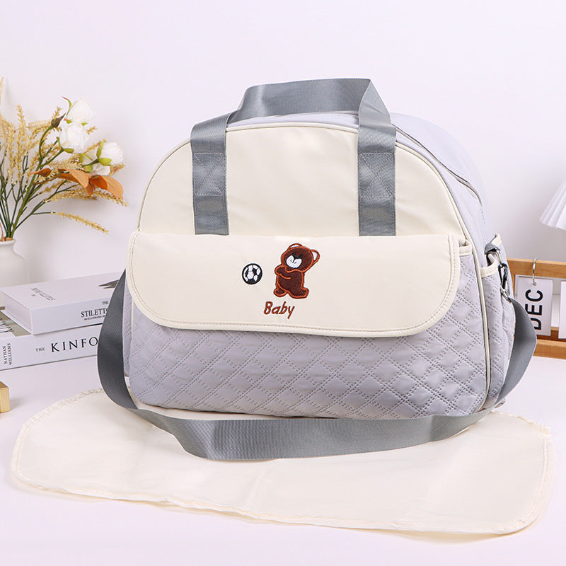 Stoff Diaper Bag with Practical Changing Mat Bowlift