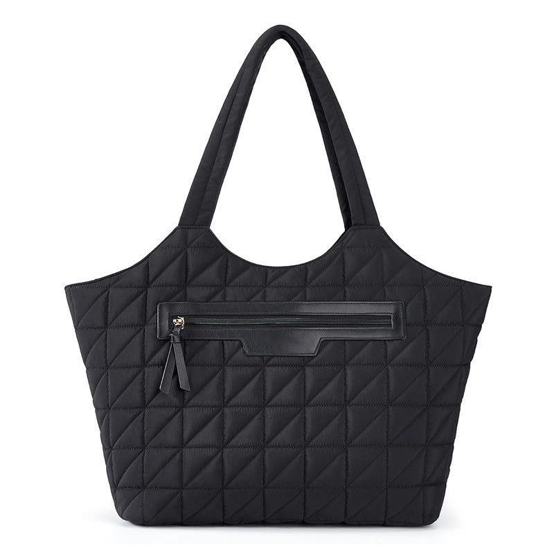 Padded handbag with textured design Bowlift