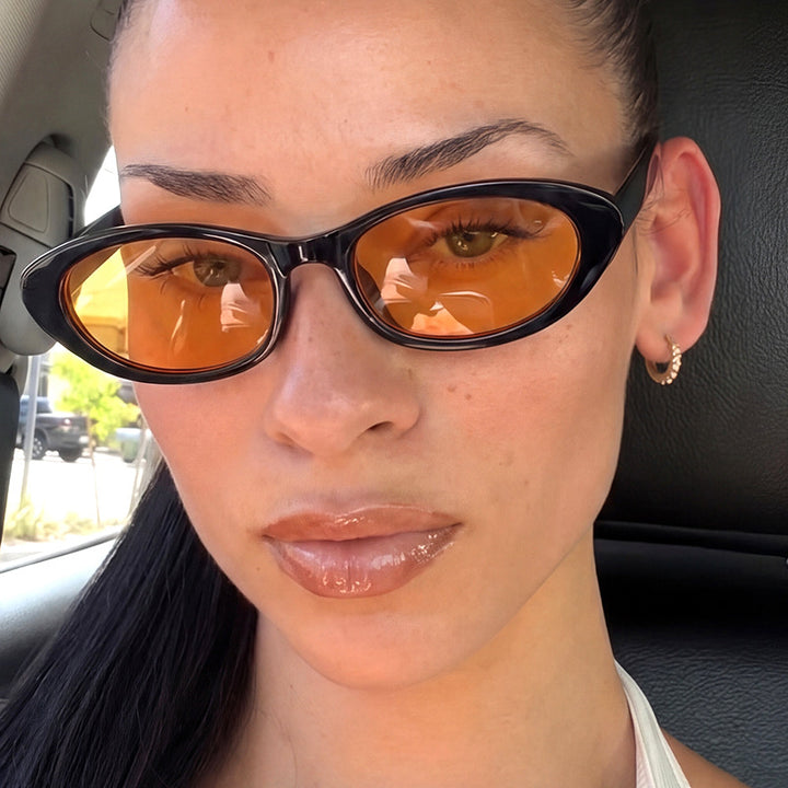 Ladies Cat-Eye Sunglasses with protective UV filter and elegant frame structure Bowlift